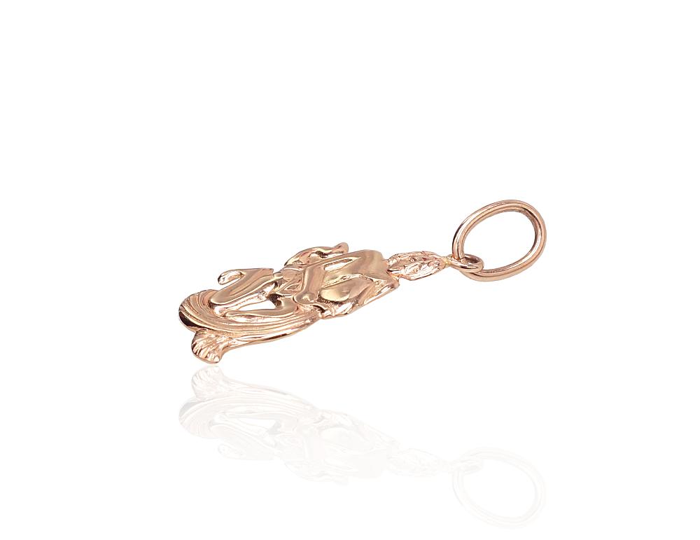 Gold pendant #1301113(Au-R), Red Gold 585°