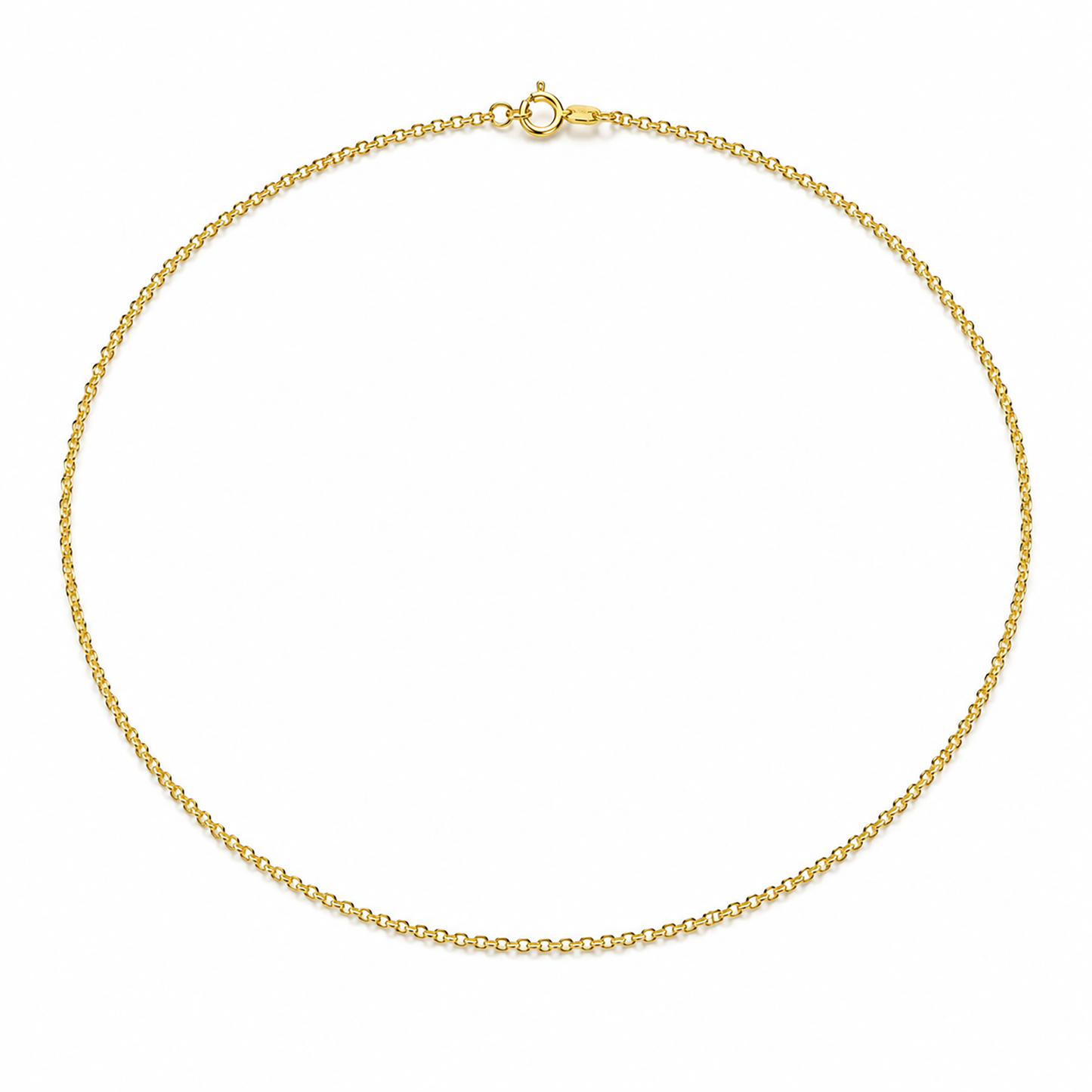 Solid 14K Gold Delicate Chain Necklace