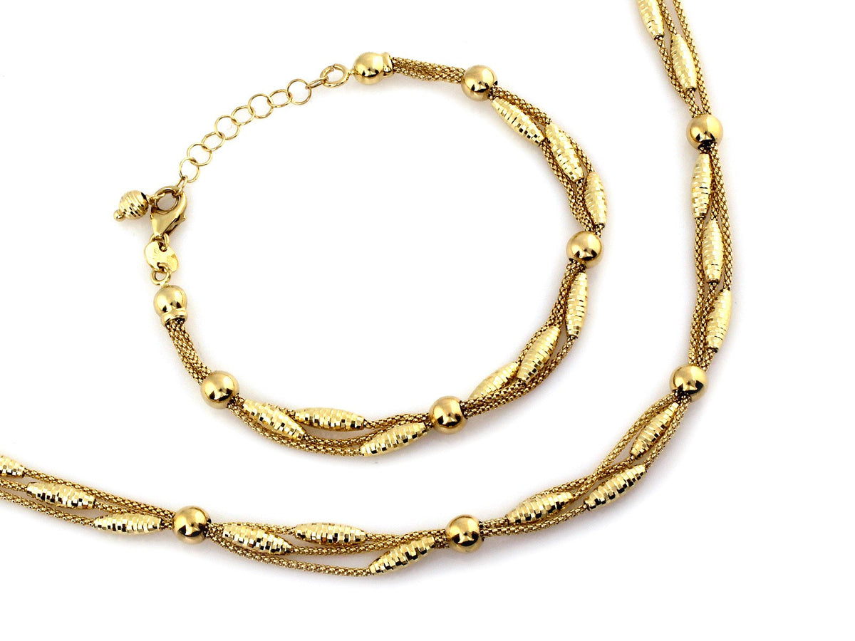 Gold Jewellery Set