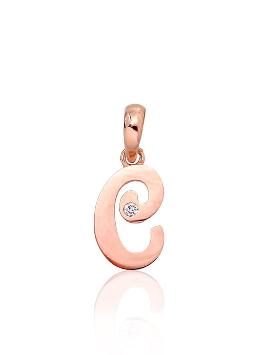 Gold pendant #1300910(Au-R)_CZ, Red Gold 585°, Zirkons