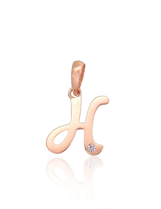 Gold pendant #1300915(Au-R)_CZ, Red Gold 585°, Zirkons