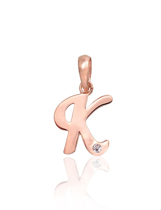 Gold pendant #1300918(Au-R)_CZ, Red Gold 585°, Zirkons