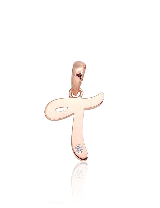 Gold pendant #1300926(Au-R)_CZ, Red Gold 585°, Zirkons