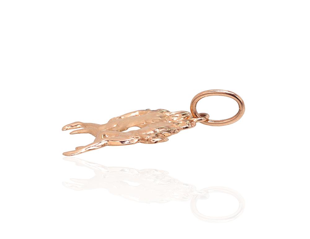Gold pendant #1301105(Au-R), Red Gold 585°