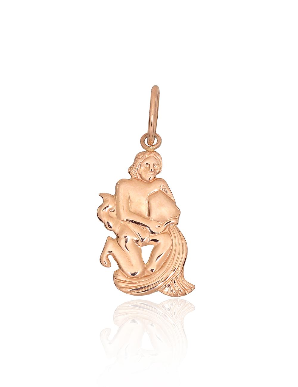 Gold pendant #1301113(Au-R), Red Gold 585°