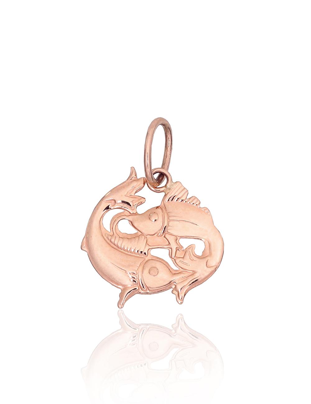 Gold pendant #1301114(Au-R), Red Gold 585°