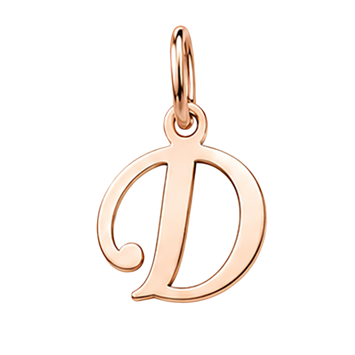 Gold Letter Pendant A–Z | 14K Gold Initial Necklace Charm