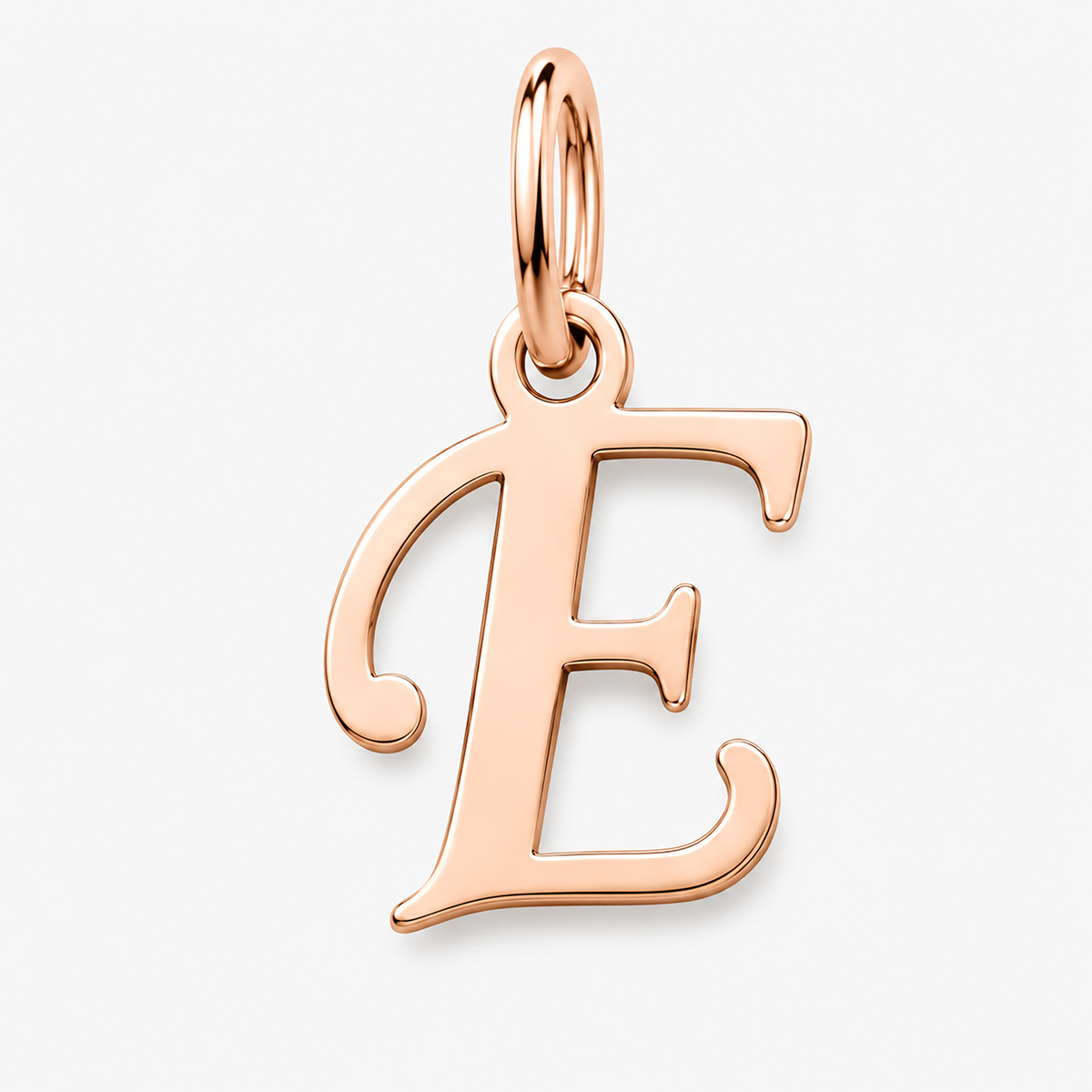 Gold Letter Pendant A–Z | 14K Gold Initial Necklace Charm