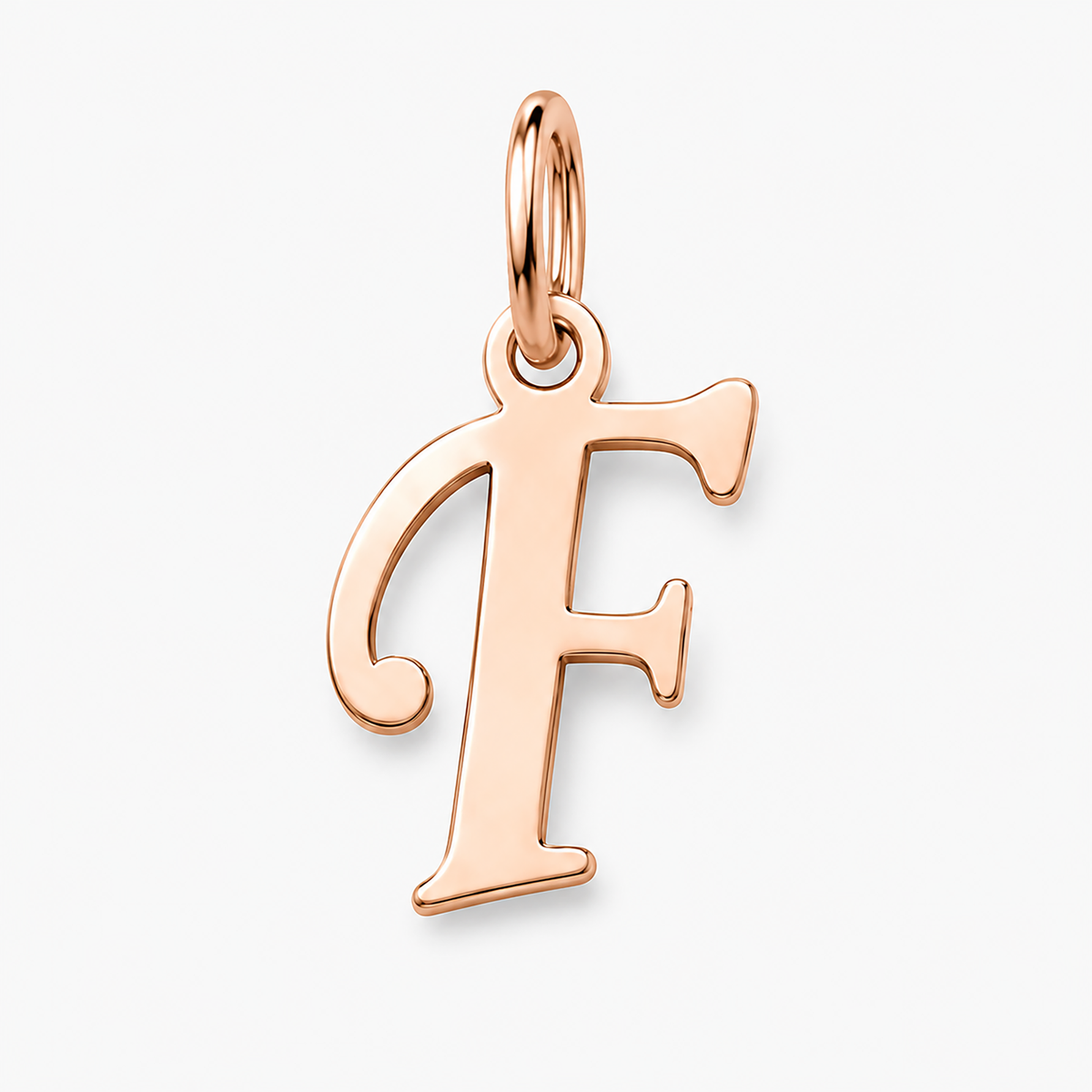 Gold Letter Pendant A–Z | 14K Gold Initial Necklace Charm