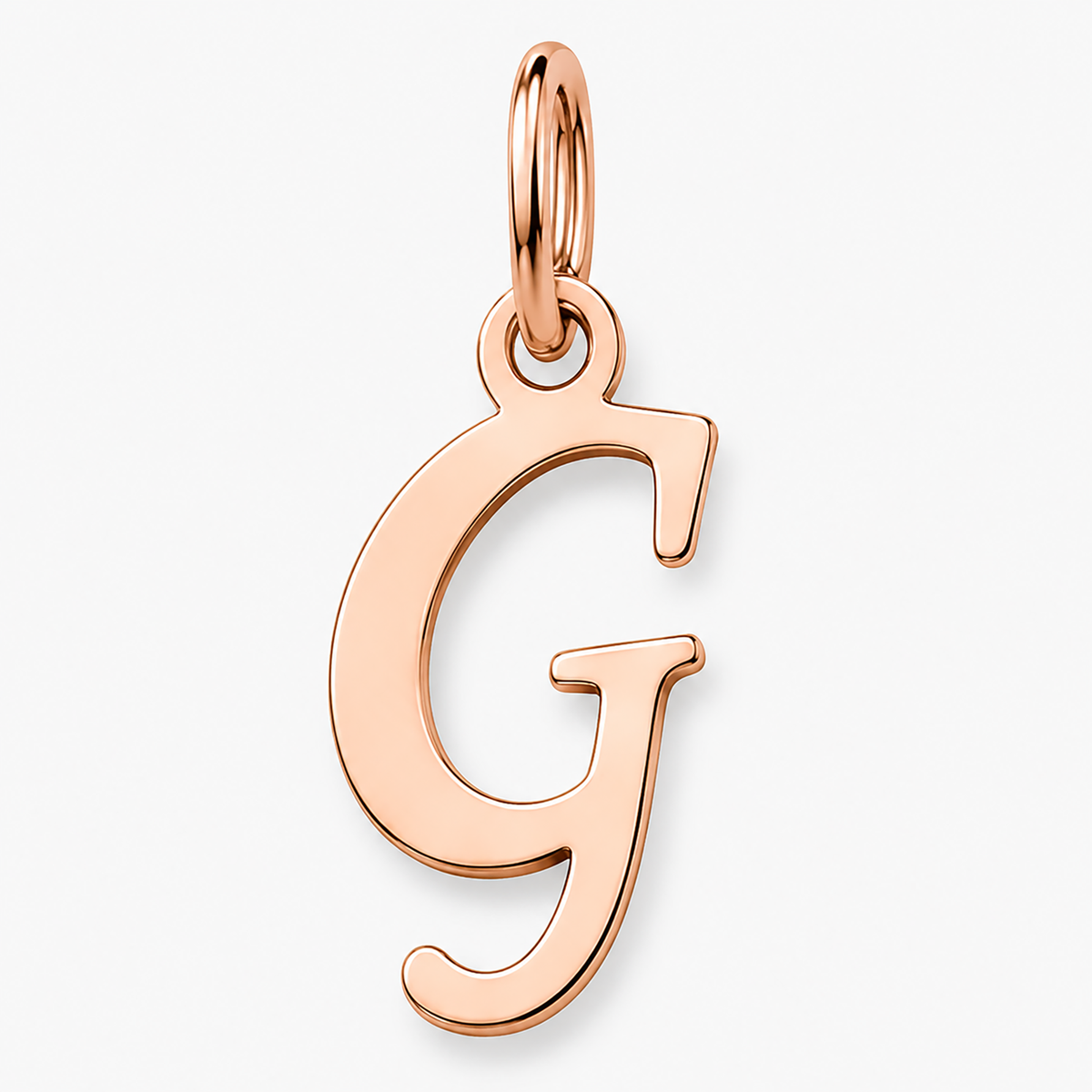 Gold Letter Pendant A–Z | 14K Gold Initial Necklace Charm