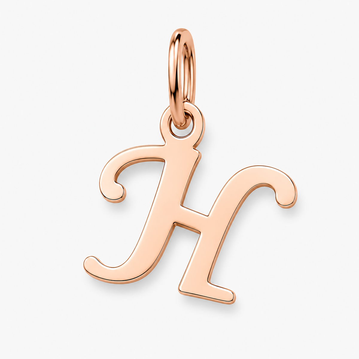 Gold Letter Pendant A–Z | 14K Gold Initial Necklace Charm