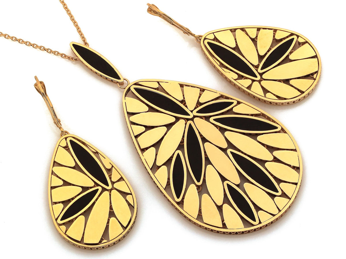 Gold Jewellery Set