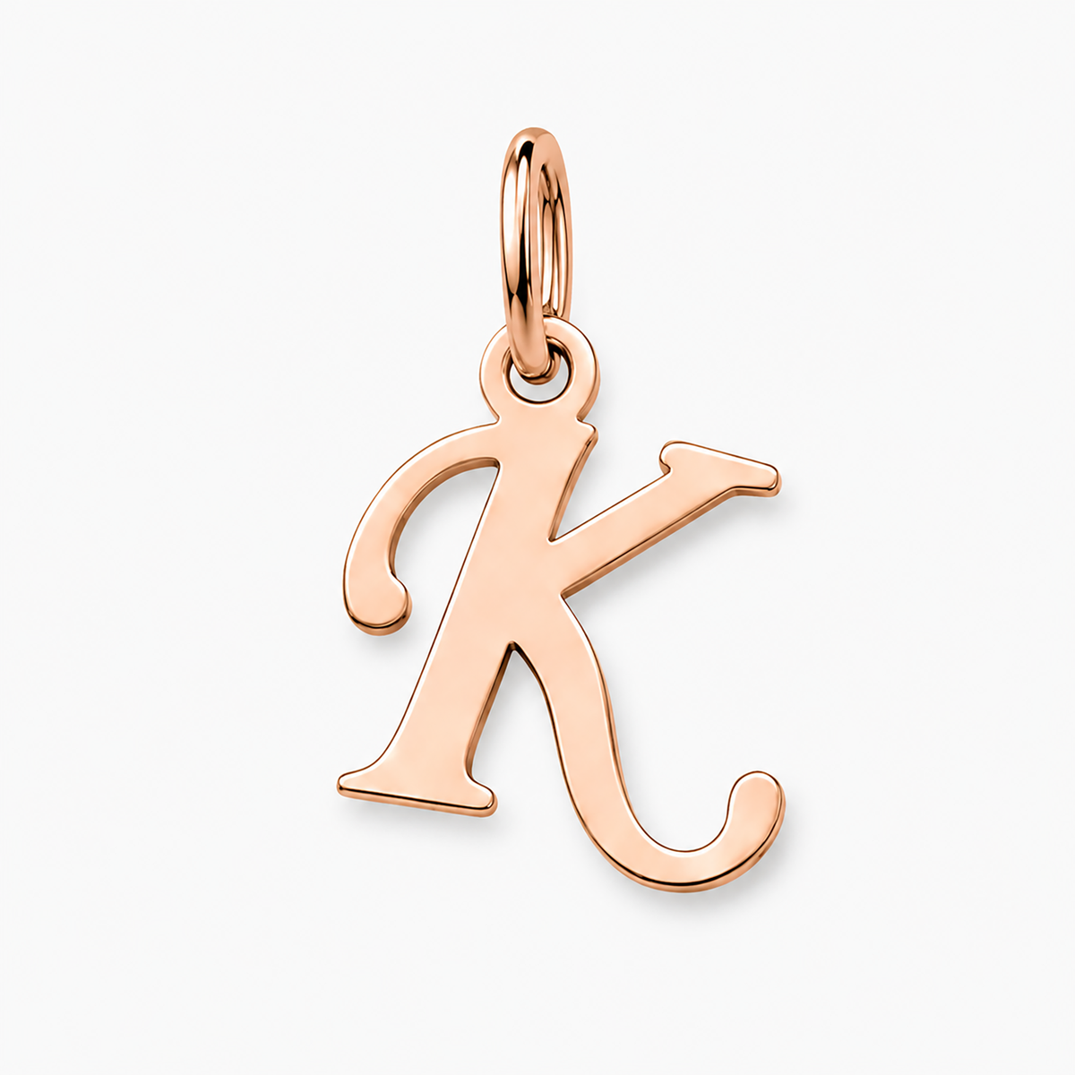Gold Letter Pendant A–Z | 14K Gold Initial Necklace Charm
