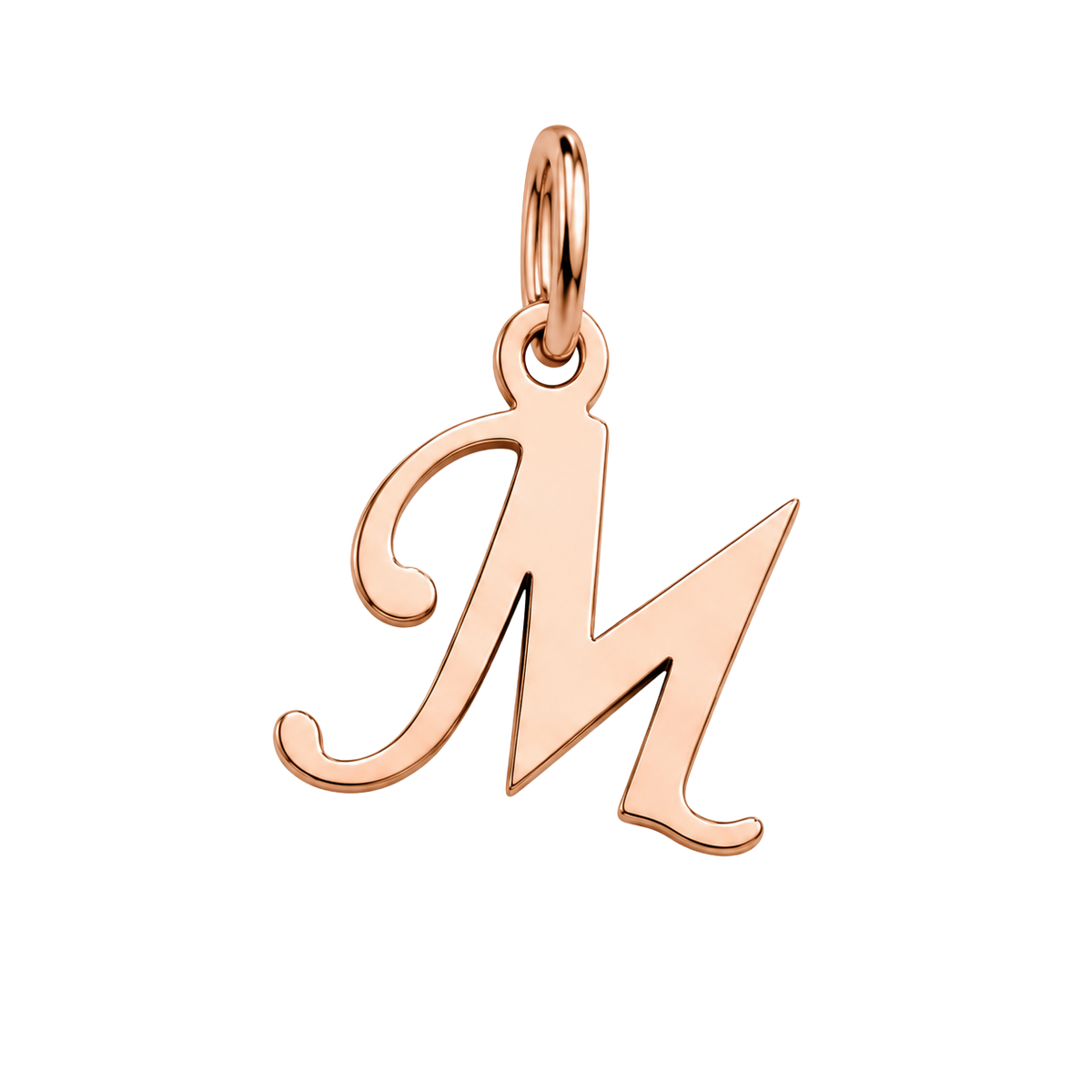Gold Letter Pendant A–Z | 14K Gold Initial Necklace Charm