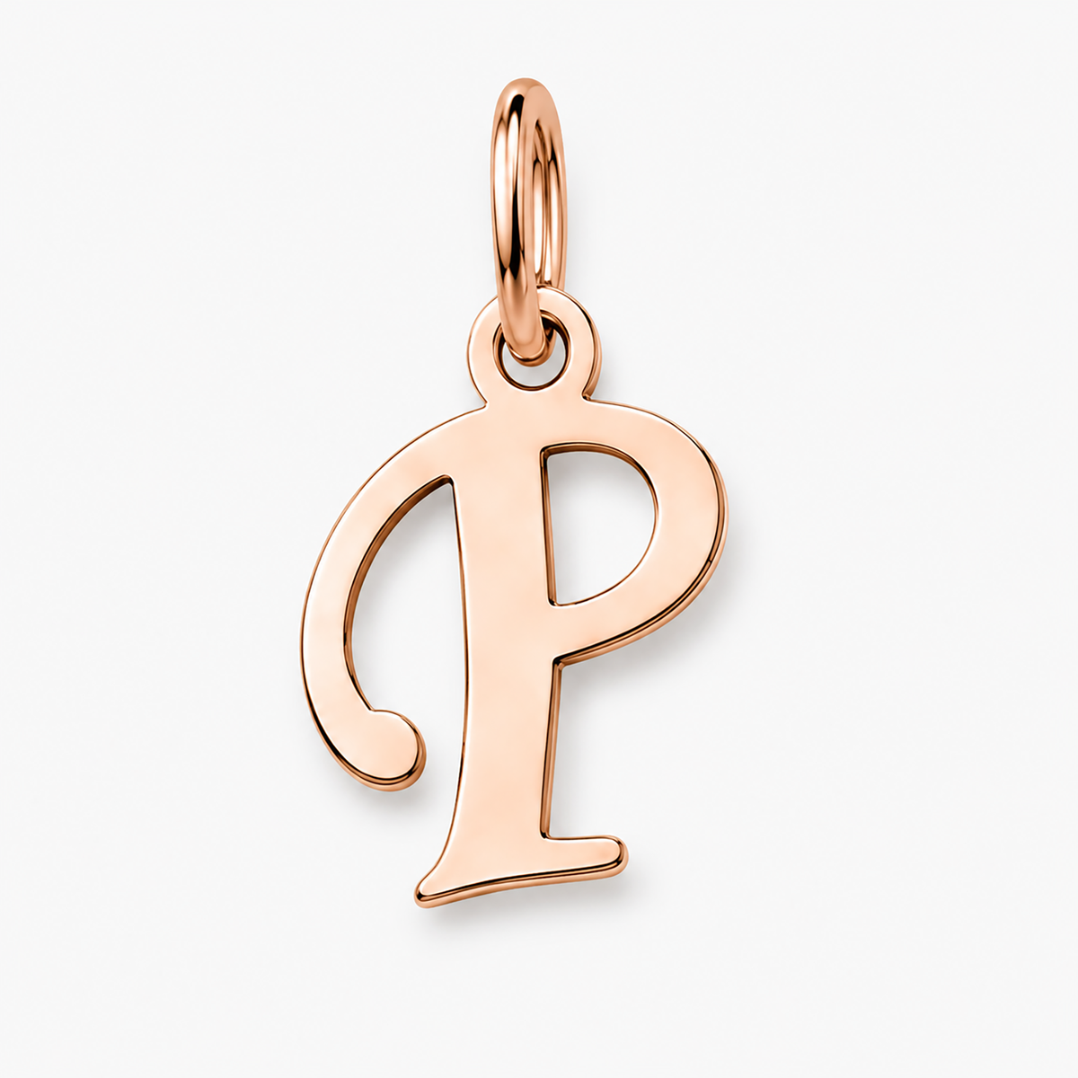 Gold Letter Pendant A–Z | 14K Gold Initial Necklace Charm