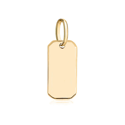 Personalizuotas auksinis pakabukas medalionas plokstelė - LuccheGold