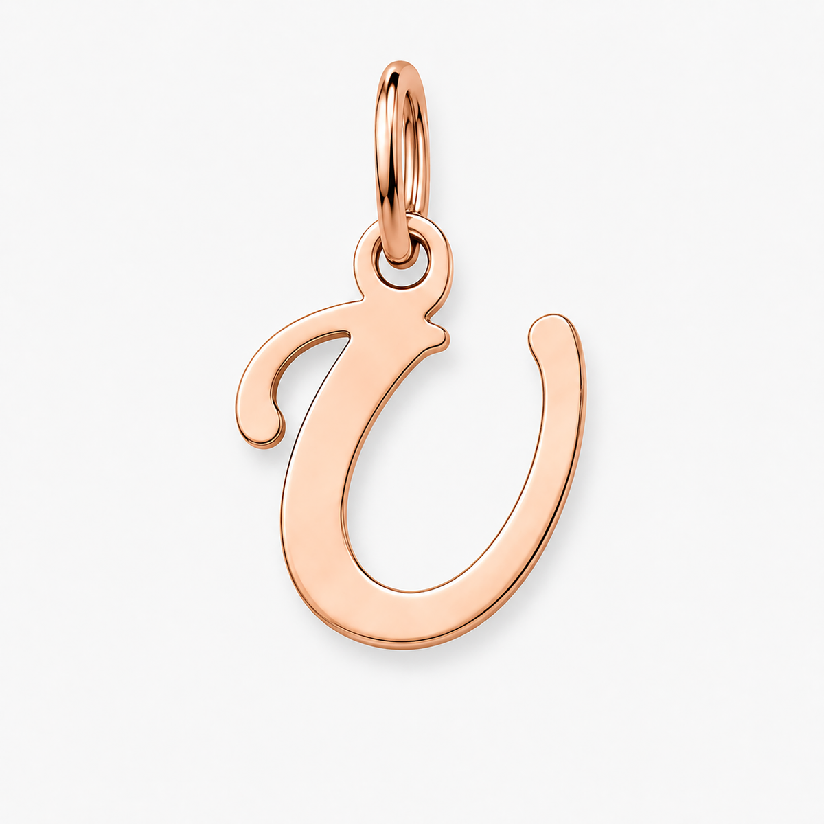 Gold Letter Pendant A–Z | 14K Gold Initial Necklace Charm