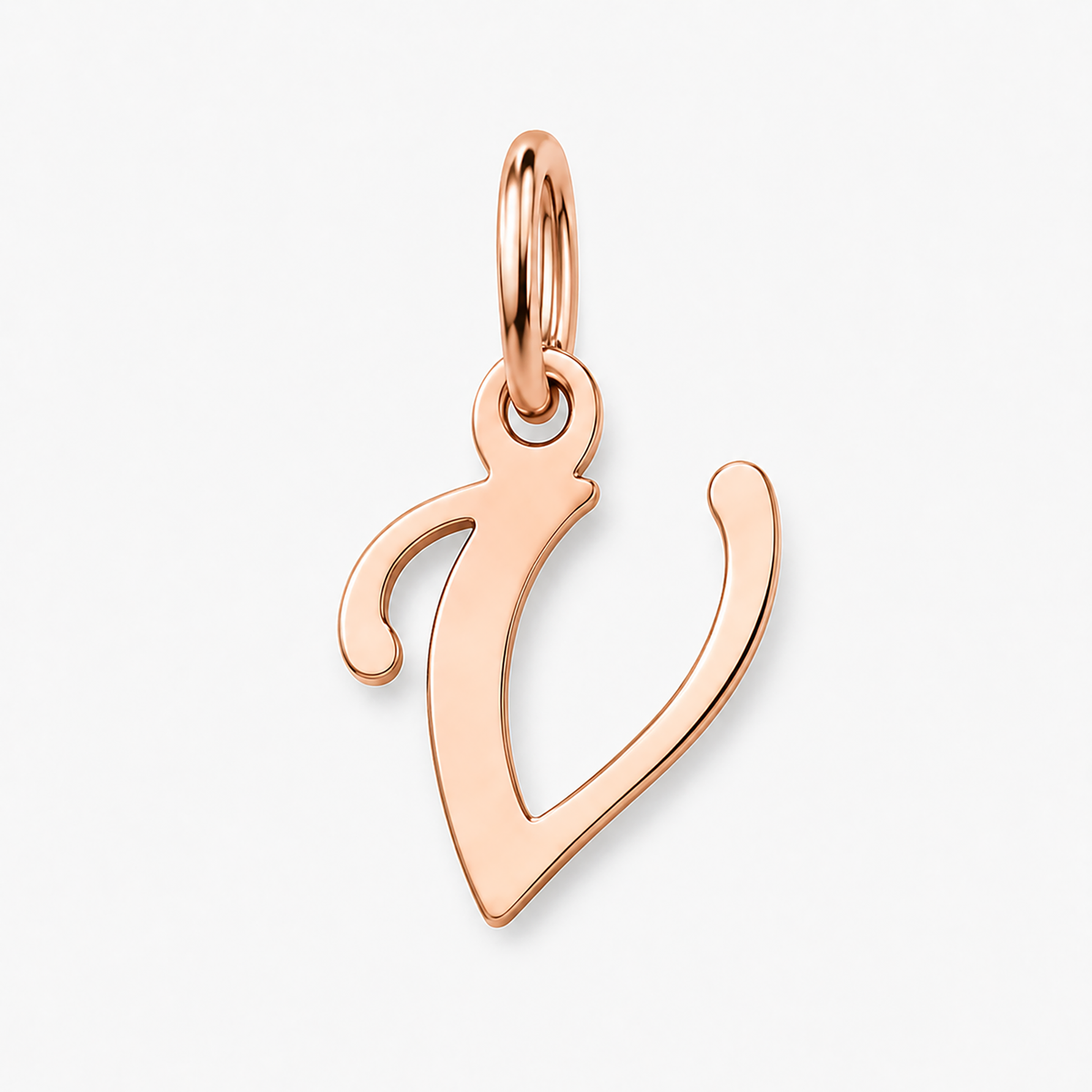 Gold Letter Pendant A–Z | 14K Gold Initial Necklace Charm