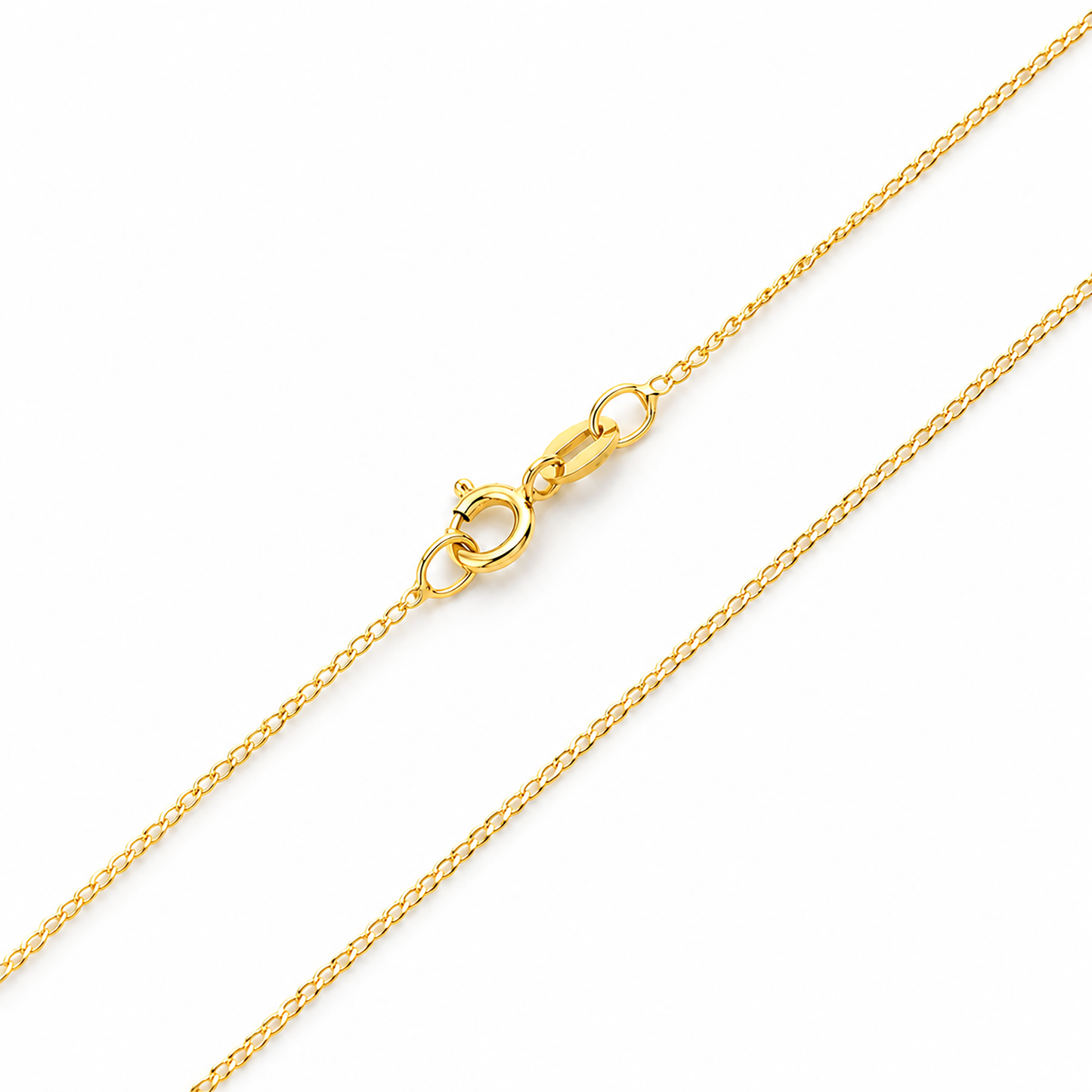 14K Gold Trace Chain Necklace