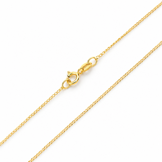 14K Gold Trace Chain Necklace