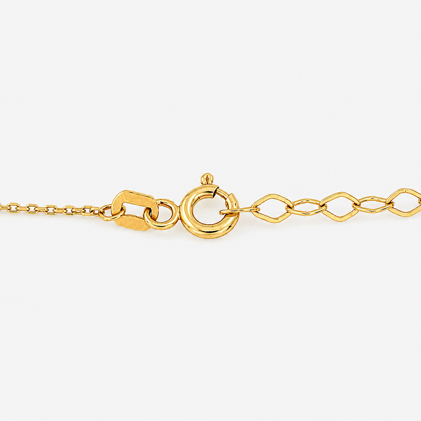 14K Gold necklace with cubic zirconia