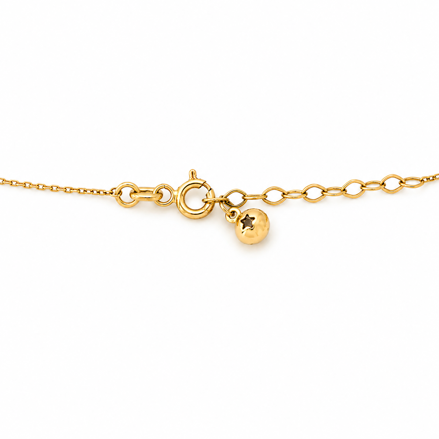 14K Gold Paperclip Chain Necklace