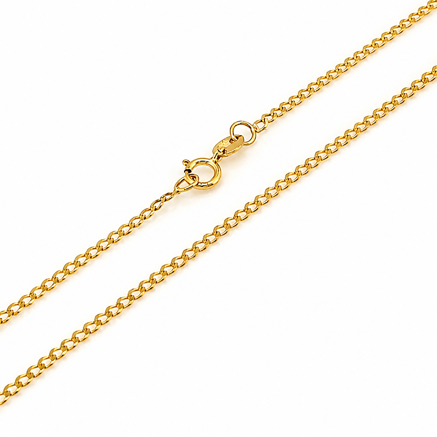 Solid 14K Gold Delicate Chain Necklace